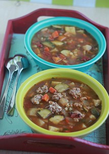 Perfect minestrone (vegetarian, with optional sausage) | Kitchen Treaty
