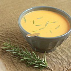 Creamy Sweet Potato Rosemary Soup