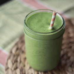 Vegan Mango-Coconut Green Smoothie