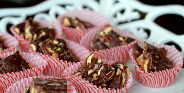 Double Chocolate Salted Peanut Bark