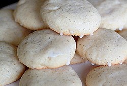 Glazed Vanilla Bean Cookies