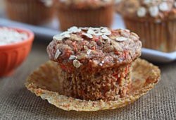 Hearty Spiced Carrot Muffins