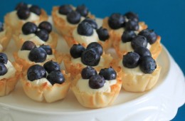 No-Bake Blueberry Cheesecake Mini Tarts