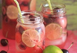 White Cherry, Lime, & Watermelon Sangria
