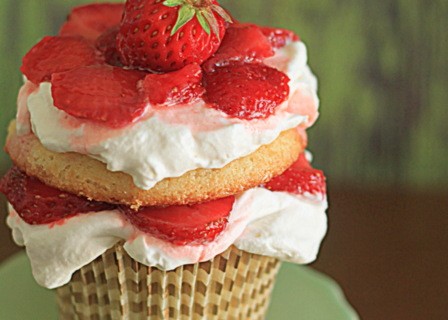 Strawberry Shortcake Cupcakes