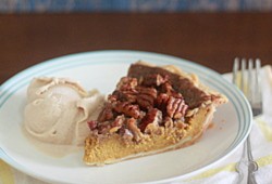 Vanilla Praline Pumpkin Pie