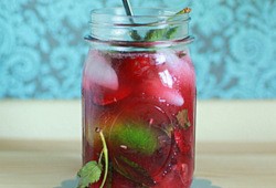 Bing Cherry Mojitos