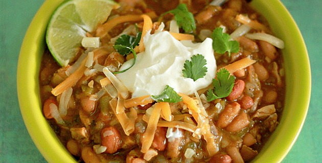 Vegetarian White Chili with Optional Chicken