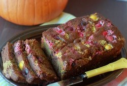 M&M’s Pumpkin Bread