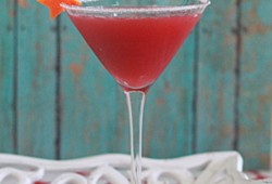 Pomegranate-Orange Martinis
