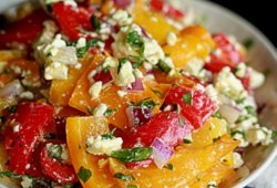 Roasted Pepper & Feta Salad