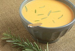 Creamy Sweet Potato Rosemary Soup