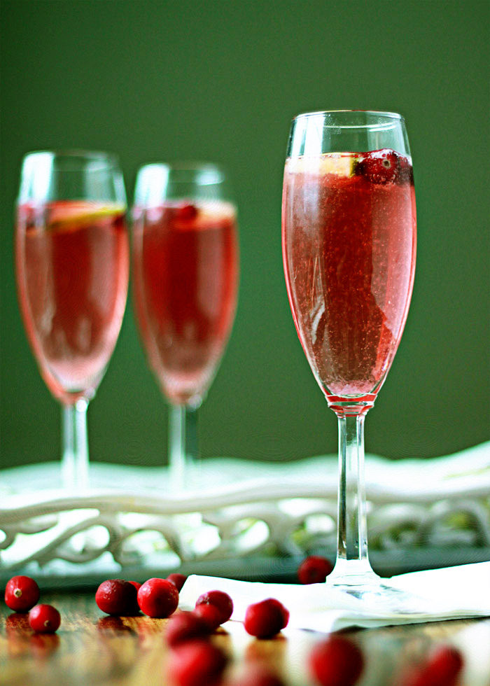 Cranberry Lime Champagne Cocktail Kitchen Treaty Recipes