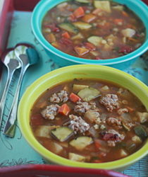 Perfect minestrone (vegetarian, with optional sausage) | Kitchen Treaty