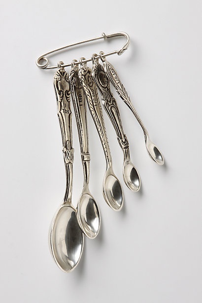 Dining room measuring spoons from Anthropologie