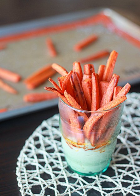 Cumin-dusted carrot fries | Kitchen Treaty