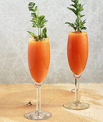 Carrot mimosas | Kitchen Treaty