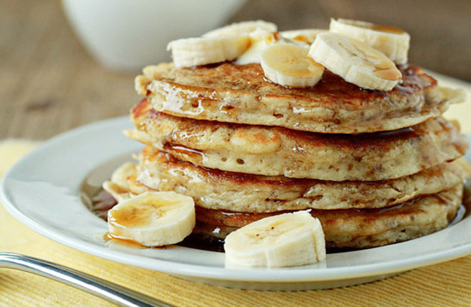 Pancakes μπανάνας 