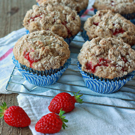 Strawberry Streusel Muffins | Kitchen Treaty