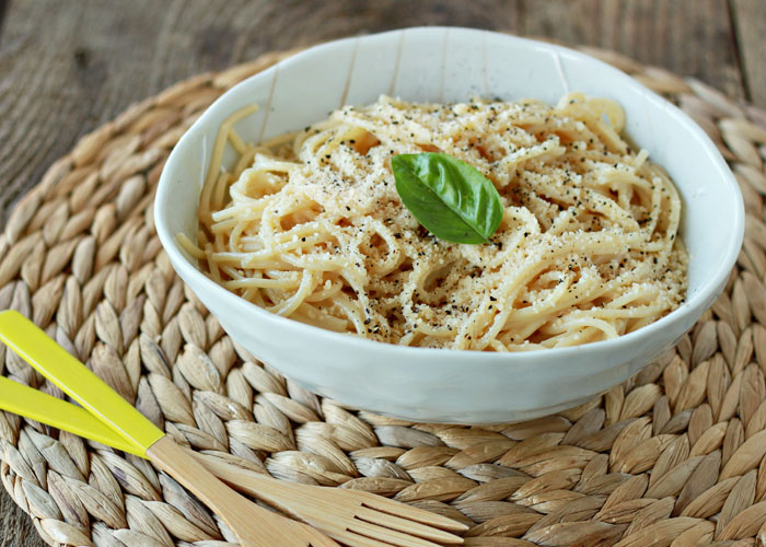 Brown Butter Parmesan Spaghetti | Kitchen Treaty