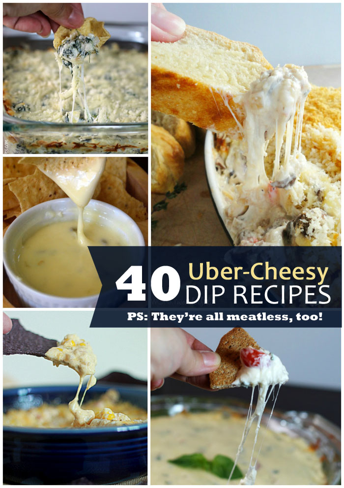 40 Uber Cheesy Dip Recipes (P.S. They're all meatless, too!) | kitchentreaty.com