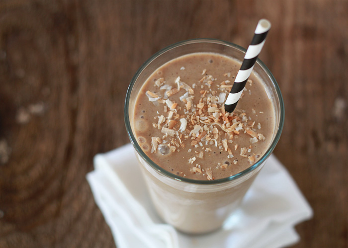 Toasted Coconut Coffee Smoothie | Kitchen Treaty