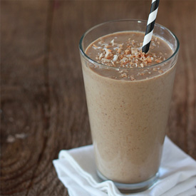 Toasted Coconut Coffee Smoothie | Kitchen Treaty