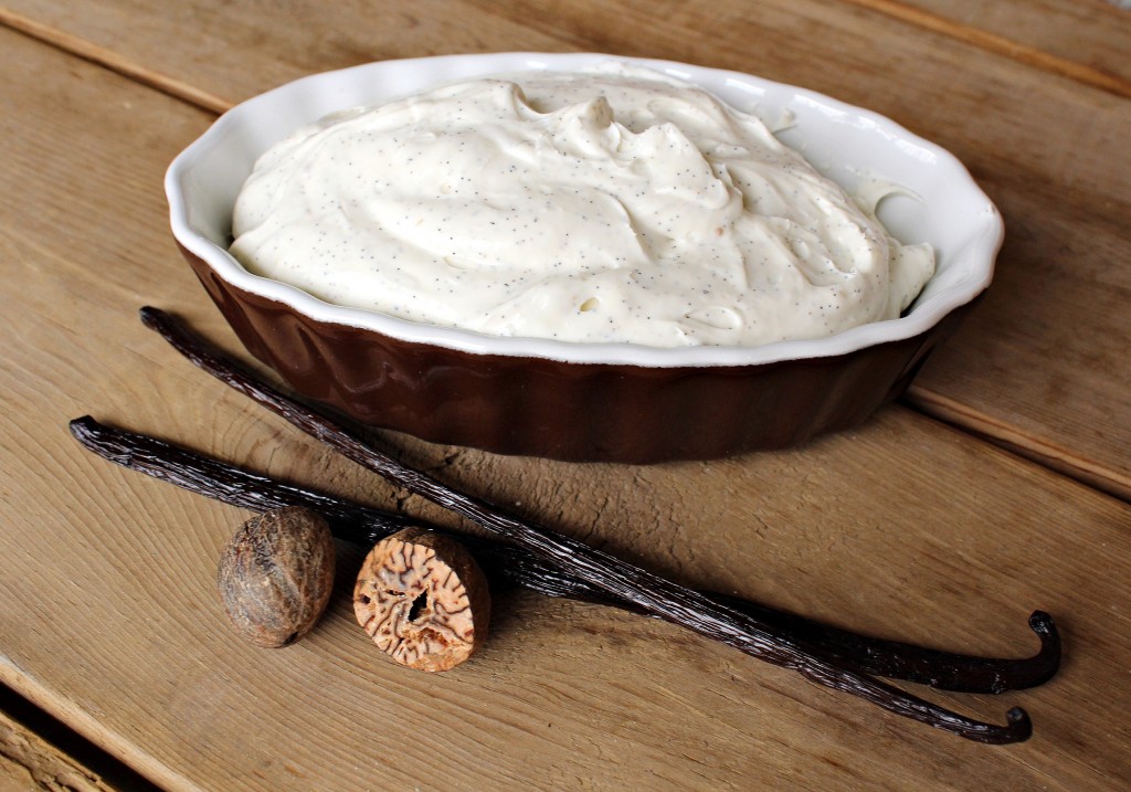 Vanilla Bean Spreadable Cream Cheese from Rachel Cooks || 80 Vanilla Recipes That Are Anything But Plain Vanilla | Kitchen Treaty