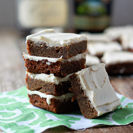 Baileys and Coffee Blondies | kitchentreaty.com