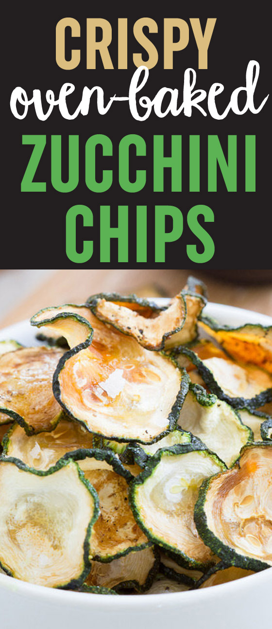 Oven-Baked Zucchini Chips recipe - A sharp knife and steady hand along with some patience is really all it takes for crispy oven-baked zucchini chips.