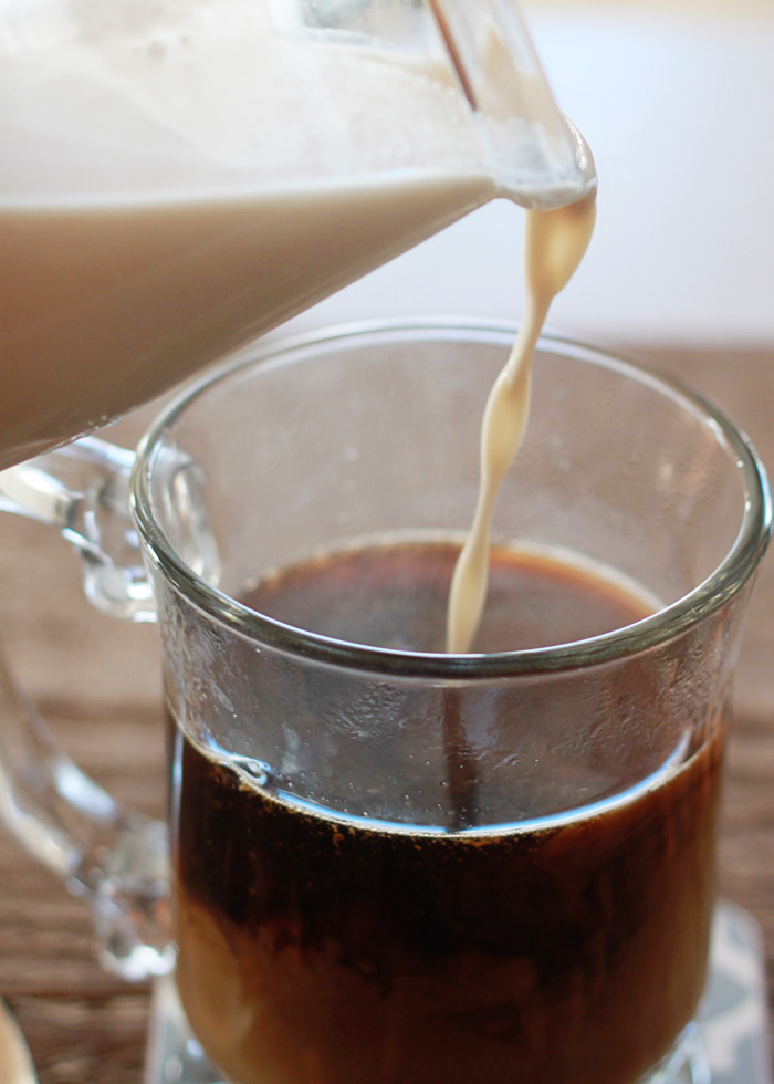 almond milk coffee recipe