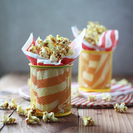 Spicy Curry Popcorn - the perfect addicting balance between sweet and spicy.