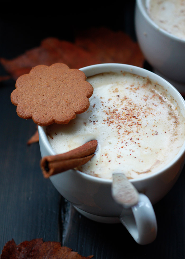 Slow Cooker Gingerbread Pumpkin Lattes - Get cozy with these easy make-ahead lattes that are perfect for weekend mornings and holiday gatherings. 