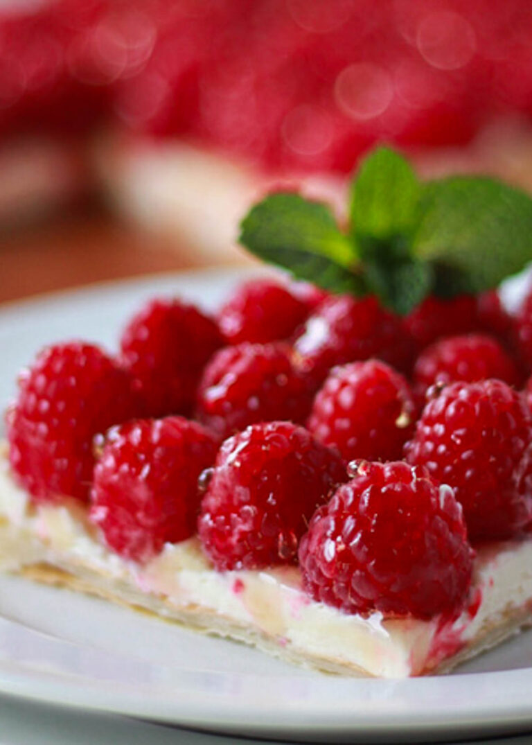 Iced Raspberry Tart Easy Raspberry Tart