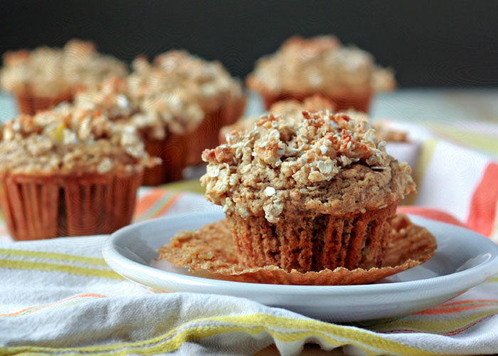 Vegan Tropical Muffins with Crunchy Coconut Streusel recipe