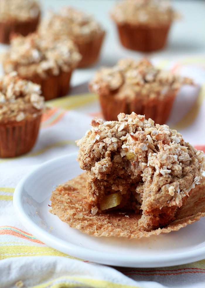 Vegan Tropical Muffins with Crunchy Coconut Streusel recipe