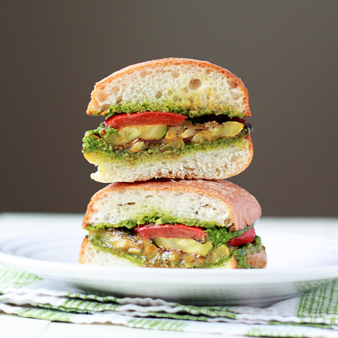 Grilled Vegetable Sandwiches