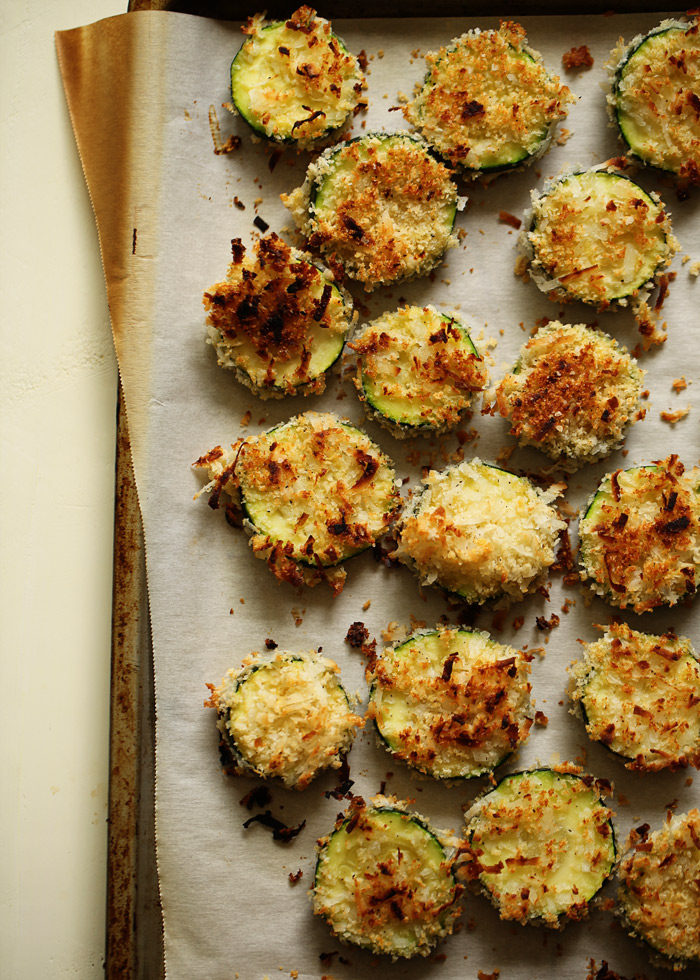 Seriously nosh-worthy, this recipe for Crispy Baked Coconut Zucchini gives zukes a tropical twist. That irresistible Mango-Jalapeno Dipping Sauce seals the deal. 