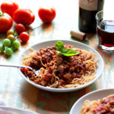 Legume My Marinara (Hearty Marinara Sauce with Lentils and Beans) - Marinara simmered together with lentils and beans for a thick, hearty, and protein-rich take on classic marinara. We love this over whole-wheat spaghetti, stirred into spaghetti squash, or stuffed in baked sweet potatoes. Vegan, gluten-free, and freezer-friendly!