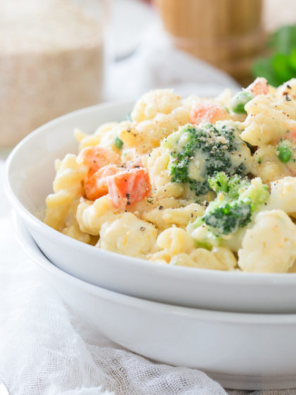 Veggie Lovers' Stovetop Mac and Cheese