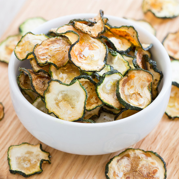 Oven-Baked Zucchini Chips