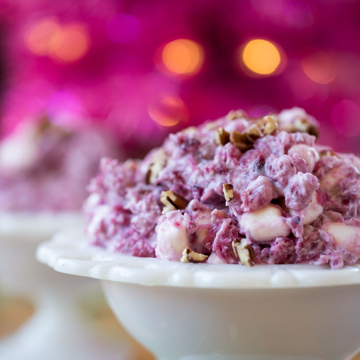 Vegan Cranberry Fluff Salad