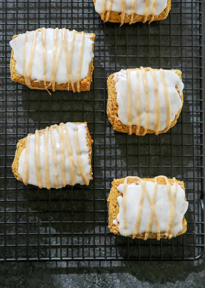 Better-Than-Starbucks Pumpkin Scones - Ahhh ... autumn in a pastry, right here. Tender, tasty, and these scones just happen to be dairy-free too! #pumpkinsconesrecipe