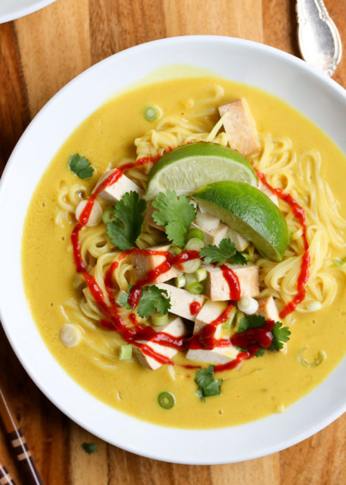 Thai Green Curry Noodle Soup