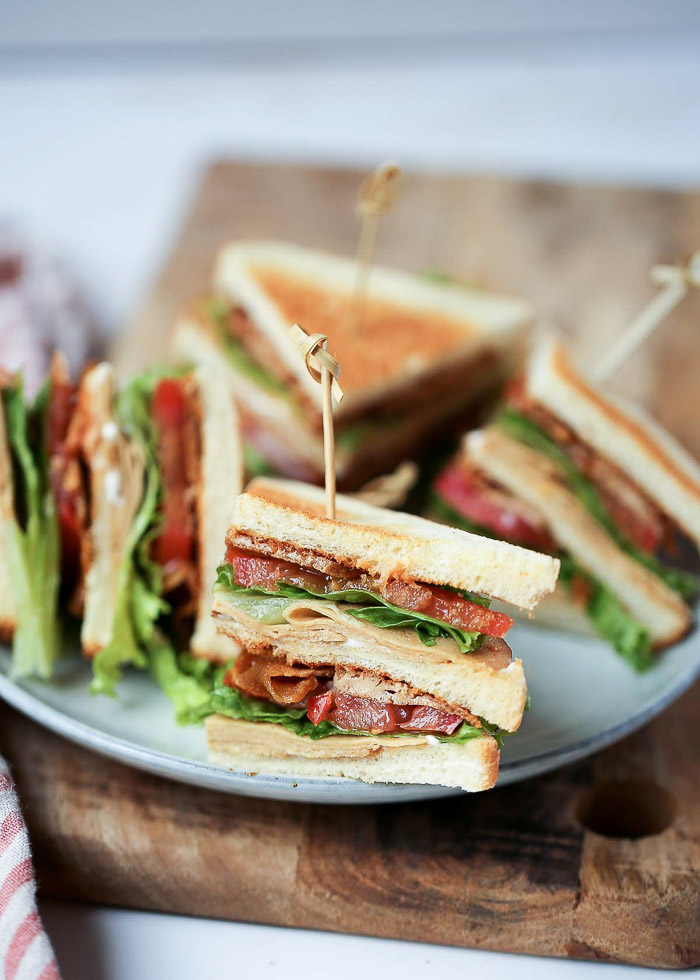 Club Sandwiches Two Ways (Vegetarian or Meaty) Kitchen Treaty Recipes