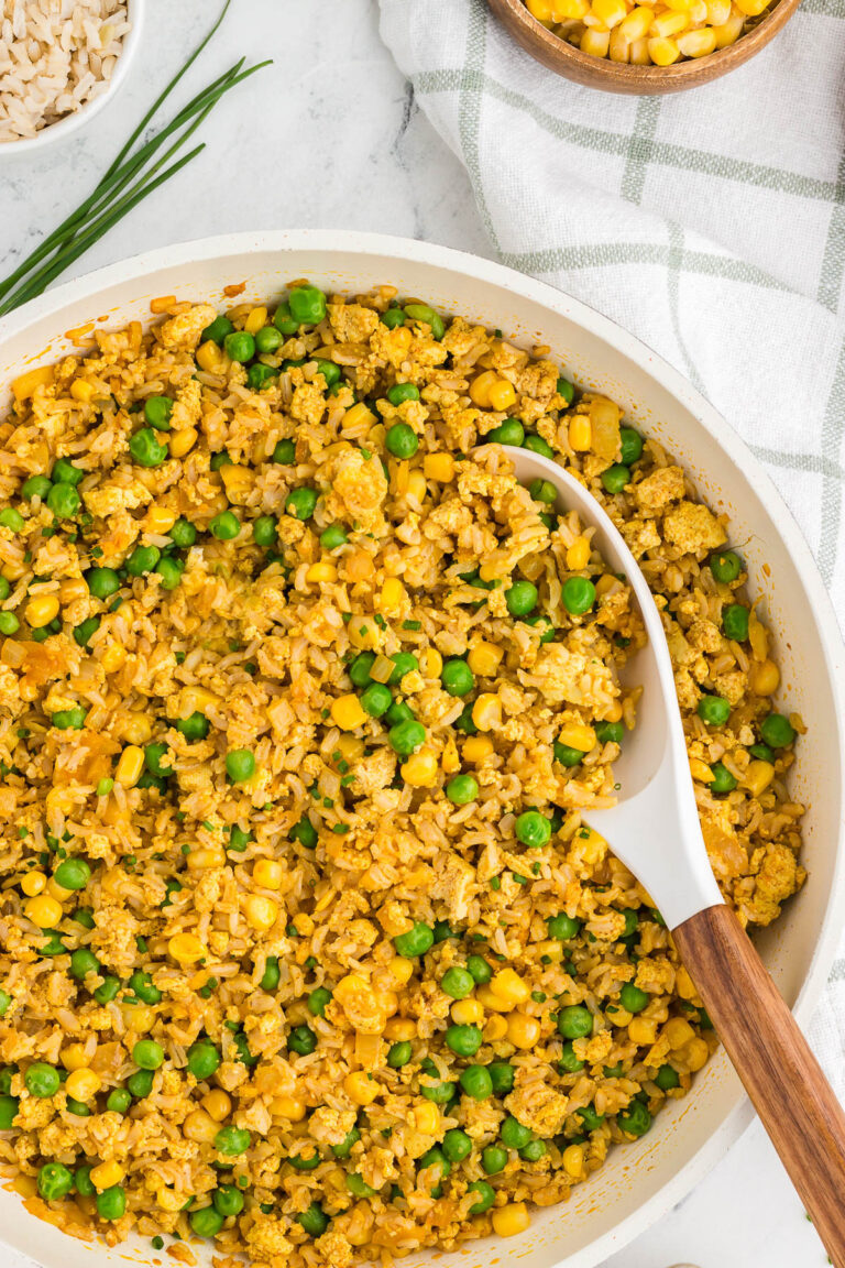 12-Minute Tofu Fried Rice (Easy High-Protein Recipe)