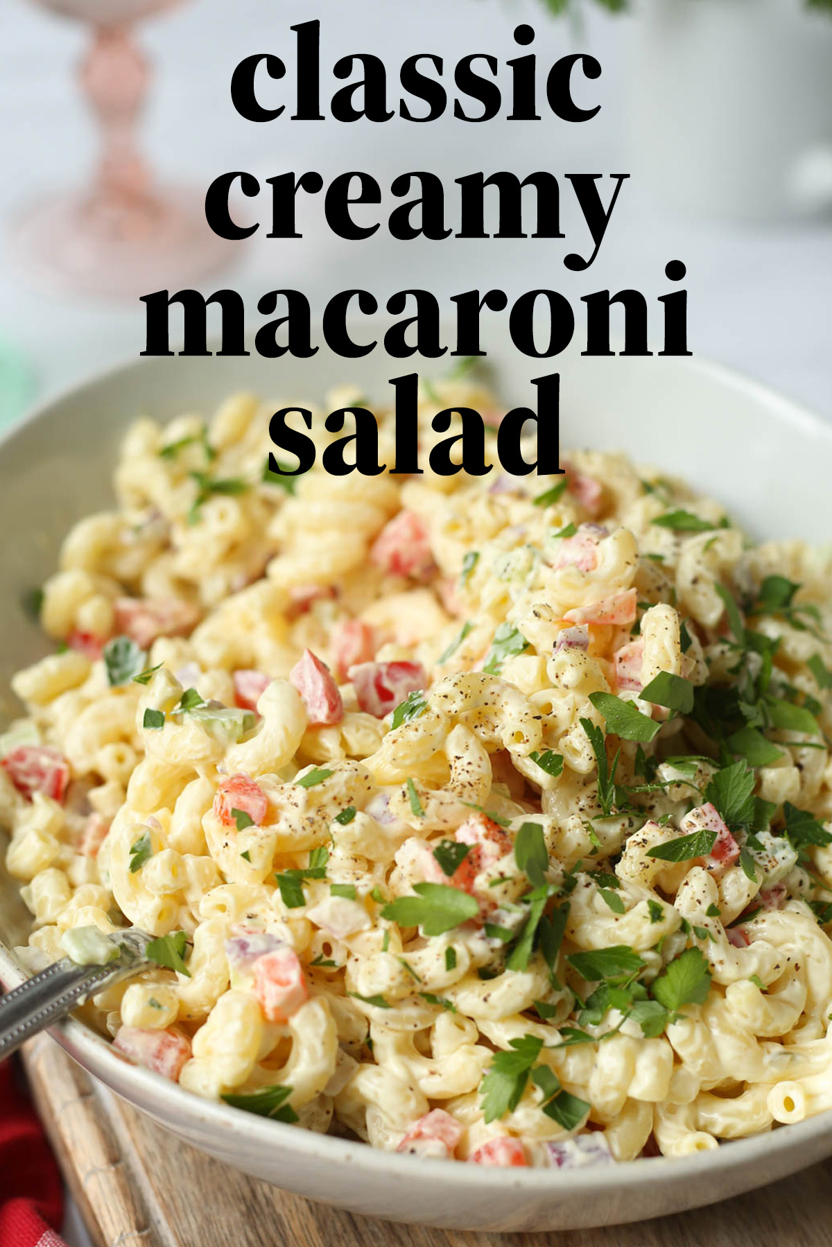 Creamy Macaroni Salad Recipe