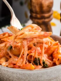 Crock Pot Baked Ziti