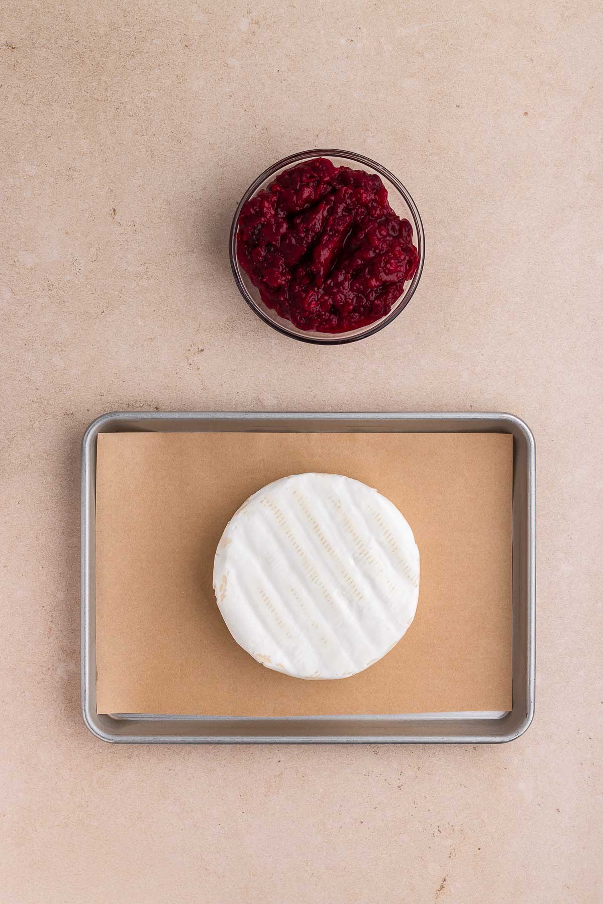 Ingredients for Cranberry Baked Brie