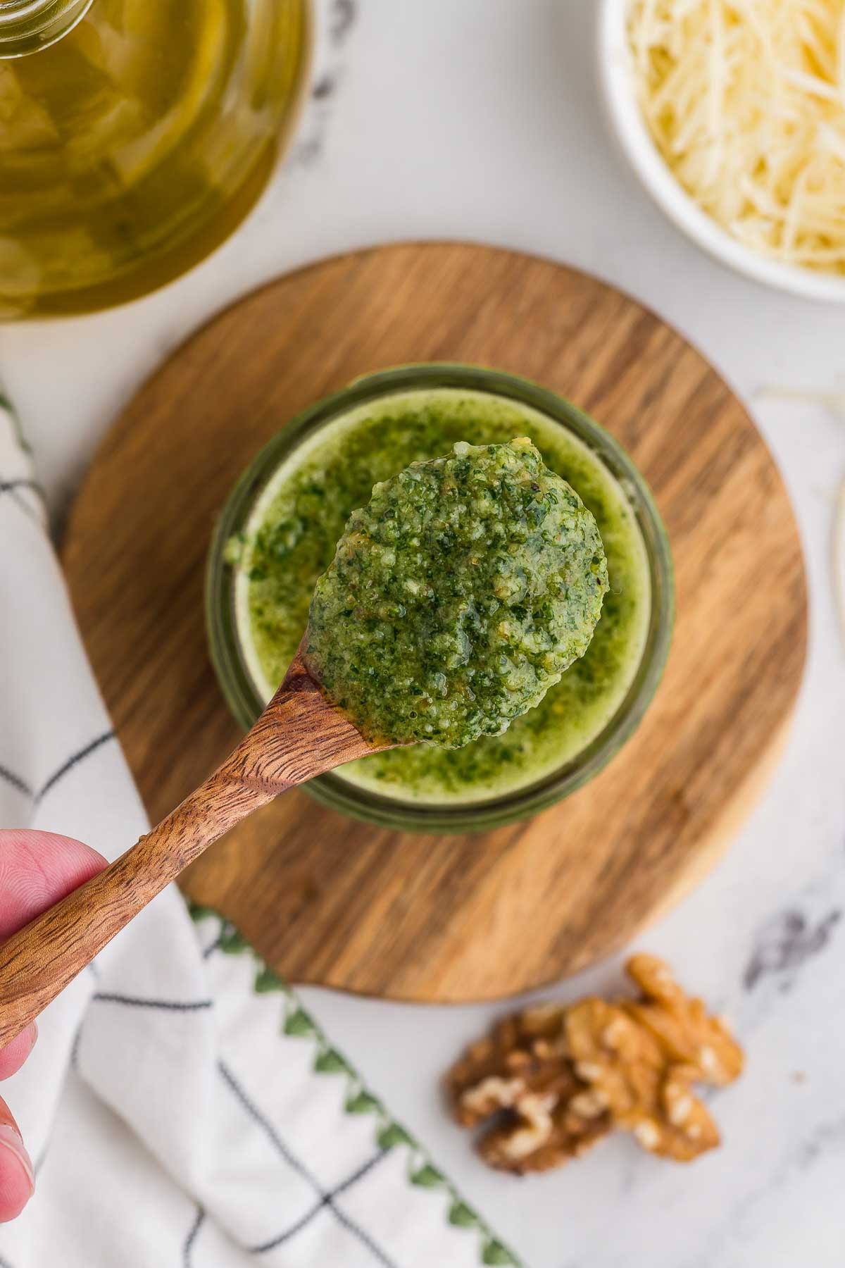 Kale and Walnut Pesto
